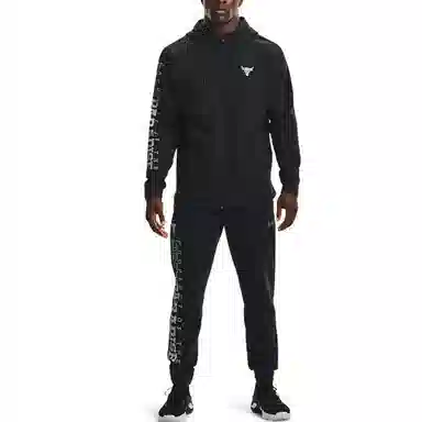Under Armour Project Rock Fleece Hoodie Black