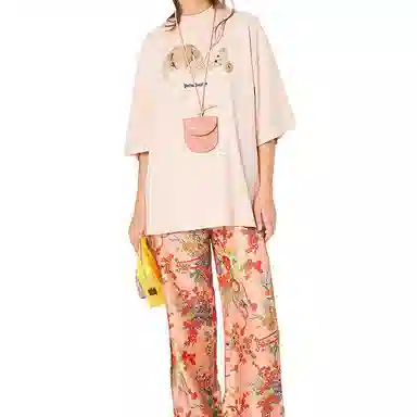 Palm Angels Pink Bear T-shirt