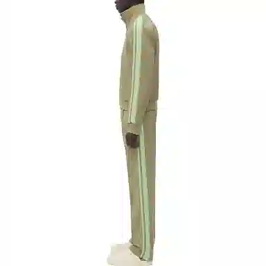 Bottega Veneta SS23 Striped Sleeve Jacket Green