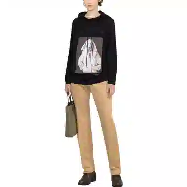 MaxMara Animal Print Hoodie