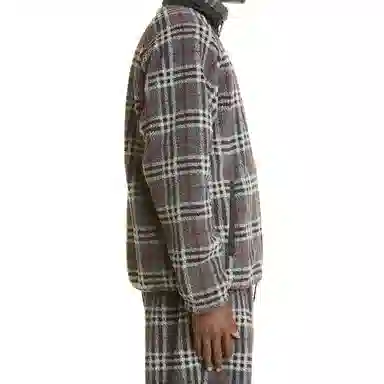 Burberry Check Fleece Jacket