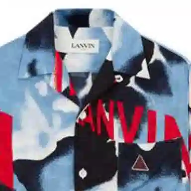 Lanvin SS22 Long Sleeve Shirt Blue