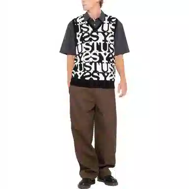 Stussy FW23 STACKED SWEATER VEST V