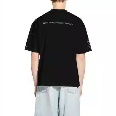Balenciaga x WFP FW22 Logo T-Shirt Black