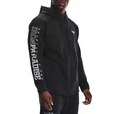 Under Armour Project Rock Fleece Hoodie Black