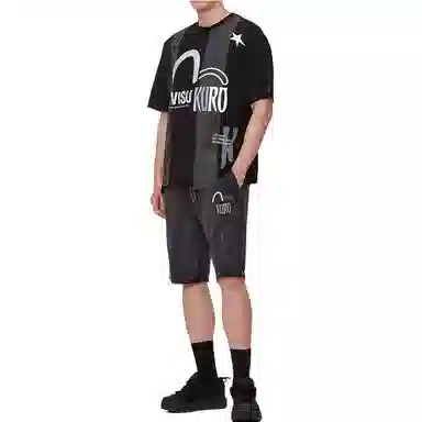 EVISU SS22 Shorts Black
