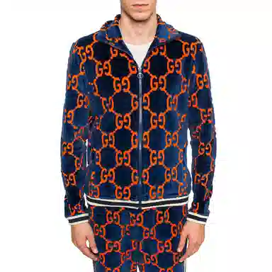 Gucci Logo Jacket Orange