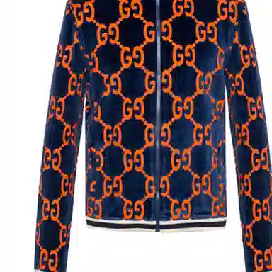 Gucci Logo Jacket Orange