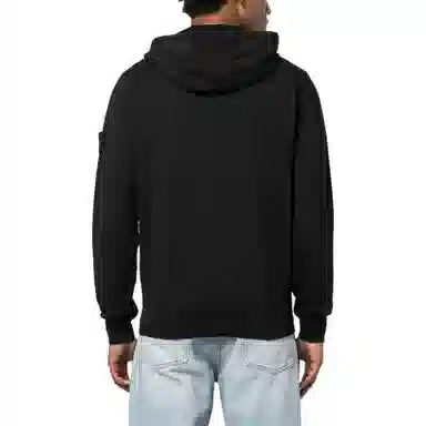 Stone Island SS23 Logo Hoodie Black