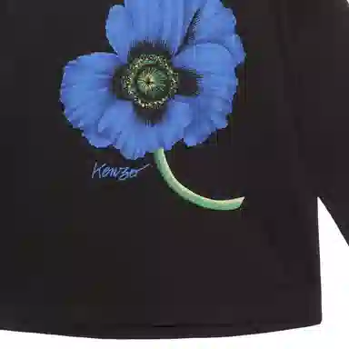 KENZO x Nigo Poppy Series Long Sleeve T-Shirt Black