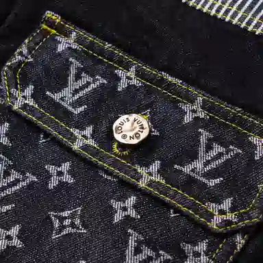 Louis Vuitton Denim Jacket Black