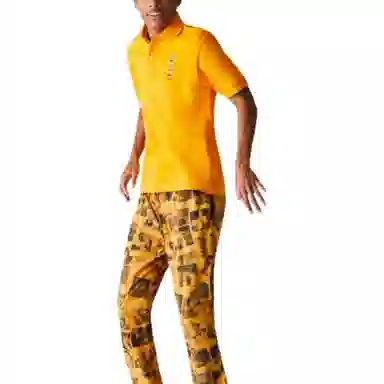 Lacoste x Polaroid Cream Polo