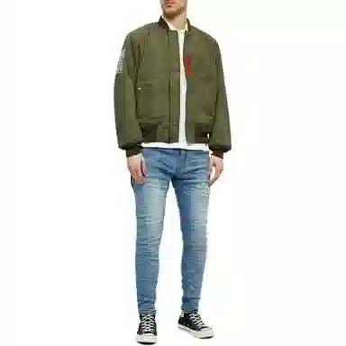 HUMAN MADE SS24 Olive Bomber Jacket
