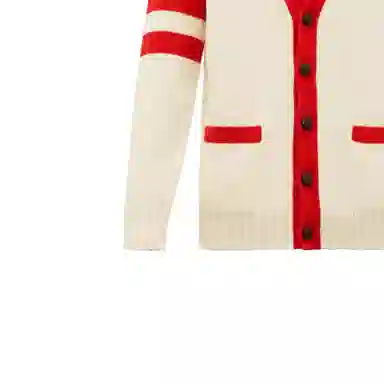 Gucci Embroidered Logo Knit Sweater White