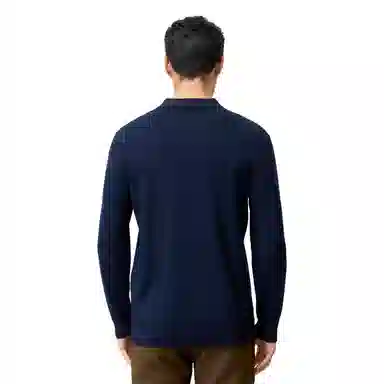 恒源祥 纯色套头翻领毛衣 男款