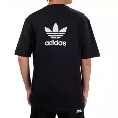 adidas Logo Print T-Shirt Black