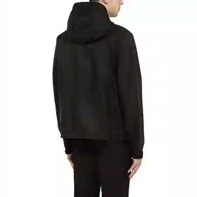 Prada SS23 Zip Hoodie Jacket Black