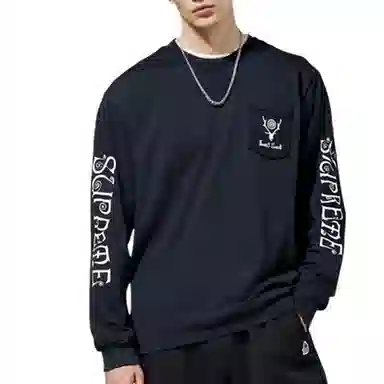 Supreme x SOUTH2 WEST8 L/S Pocket Tee