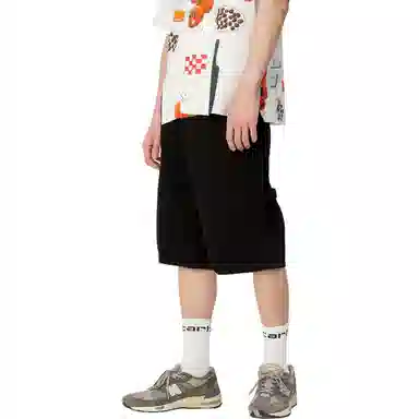 Carhartt WIP Double Knee Short Black