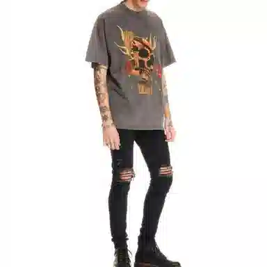 Represent Vintage Washed T-Shirt Grey