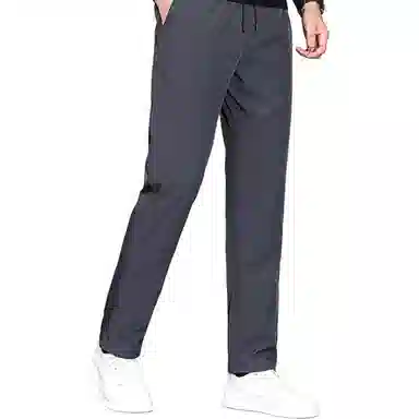 鸭鸭 纯色简约直筒裤羽绒裤/棉裤 男款