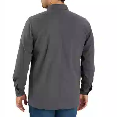 Carhartt 105532 RUGGED FLEX CANVAS FLEECE-LINED SNAP-FRONT SHIRT JAC RELAXED FIT