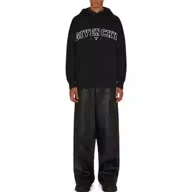 Givenchy FW22 Logo Print Hoodie Black