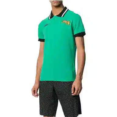 KENZO SS23 Tiger Embroidery Polo Green
