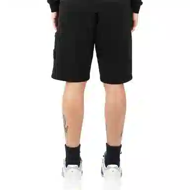 Stone Island Logo Shorts Black