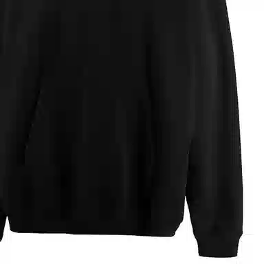 Balenciaga Torch Logo Oversize Hoodie Black