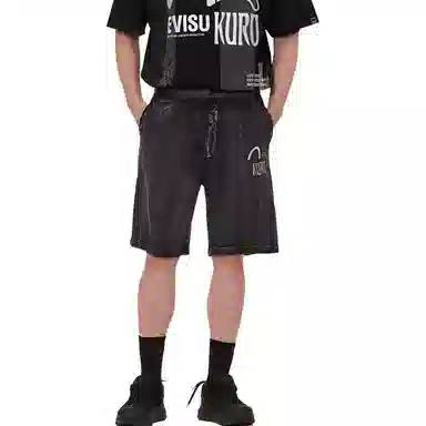 EVISU SS22 Shorts Black