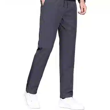 鸭鸭 纯色简约直筒裤羽绒裤/棉裤 男款