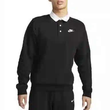Nike Club Fleece Polo Black
