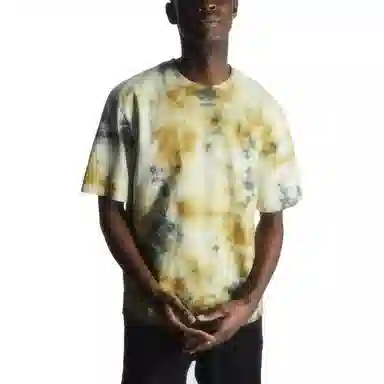 COS Tie-Dye Crew Neck T-Shirt Beige