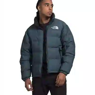 The North Face 92 Reversible Nuptse Denim Blue