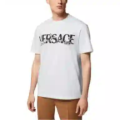 Versace Logo Print T-Shirt
