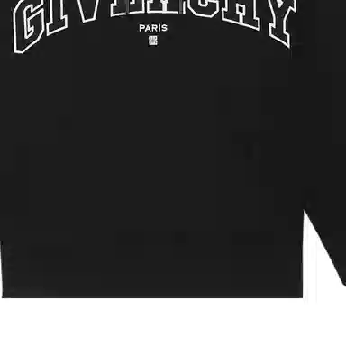Givenchy FW22 Logo Print Hoodie Black