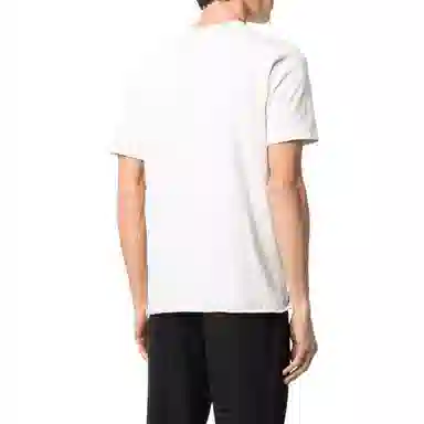 Saint Laurent Logo Print T-Shirt White