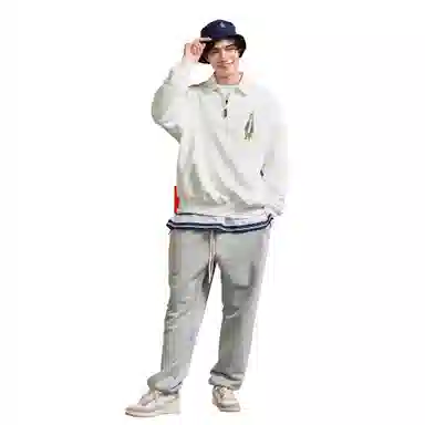 nautica white sail x POPBOY FW23 Logo
