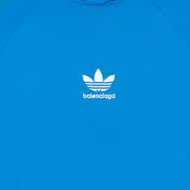 Balenciaga x Adidas FW22 Hoodie Blue