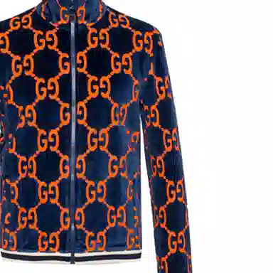 Gucci Logo Jacket Orange