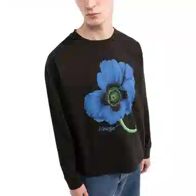 KENZO x Nigo Poppy Series Long Sleeve T-Shirt Black