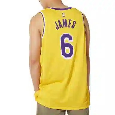 Nike Lakers LeBron 6 Fan Jersey Yellow