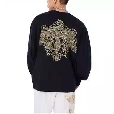 Boy London SS24 Gold Foil Crewneck Sweatshirt