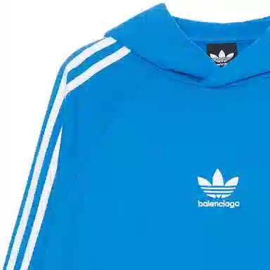 Balenciaga x Adidas FW22 Hoodie Blue