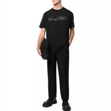 Alexander McQueen FW22 Logo T-Shirt Black
