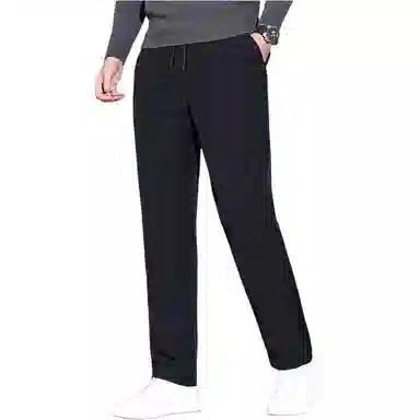 鸭鸭 纯色简约直筒裤羽绒裤/棉裤 男款