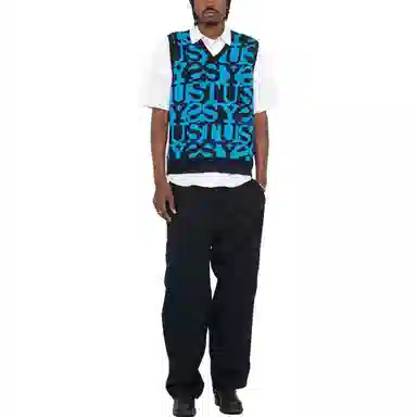 Stussy FW23 STACKED SWEATER VEST V