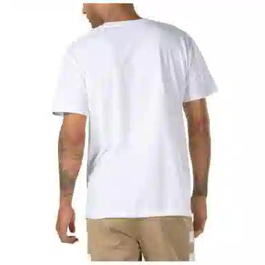 Vans Logo Classic Tee White