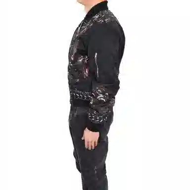 Givenchy Animal Print Zip Jacket